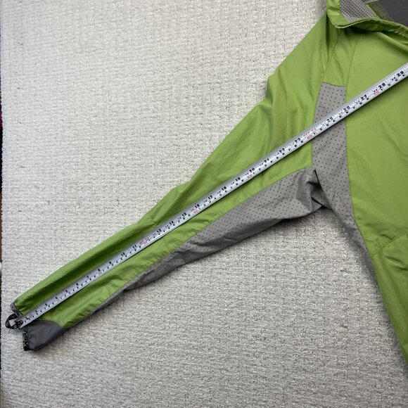 Y2K Salomon Ultralight Running Jacket Lime Green Women Sz M Hiking / Outdoor - Picture 8 of 13